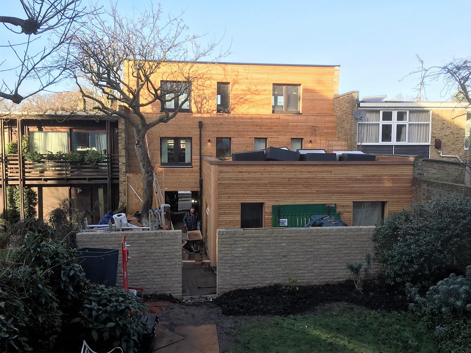 Max Fordham House Camden Mews on-site