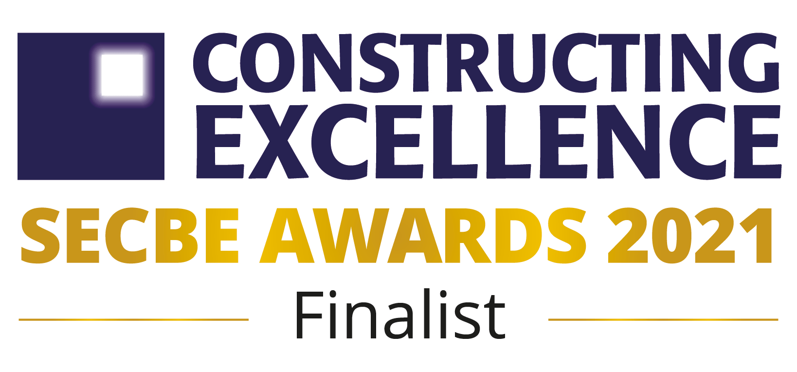 Construction Excellence Awards 2021 finalist badge