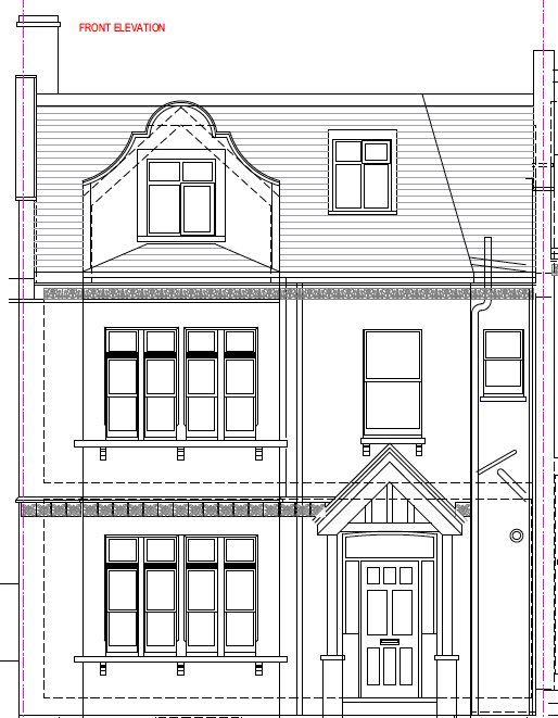 Muswell Hill front elevation