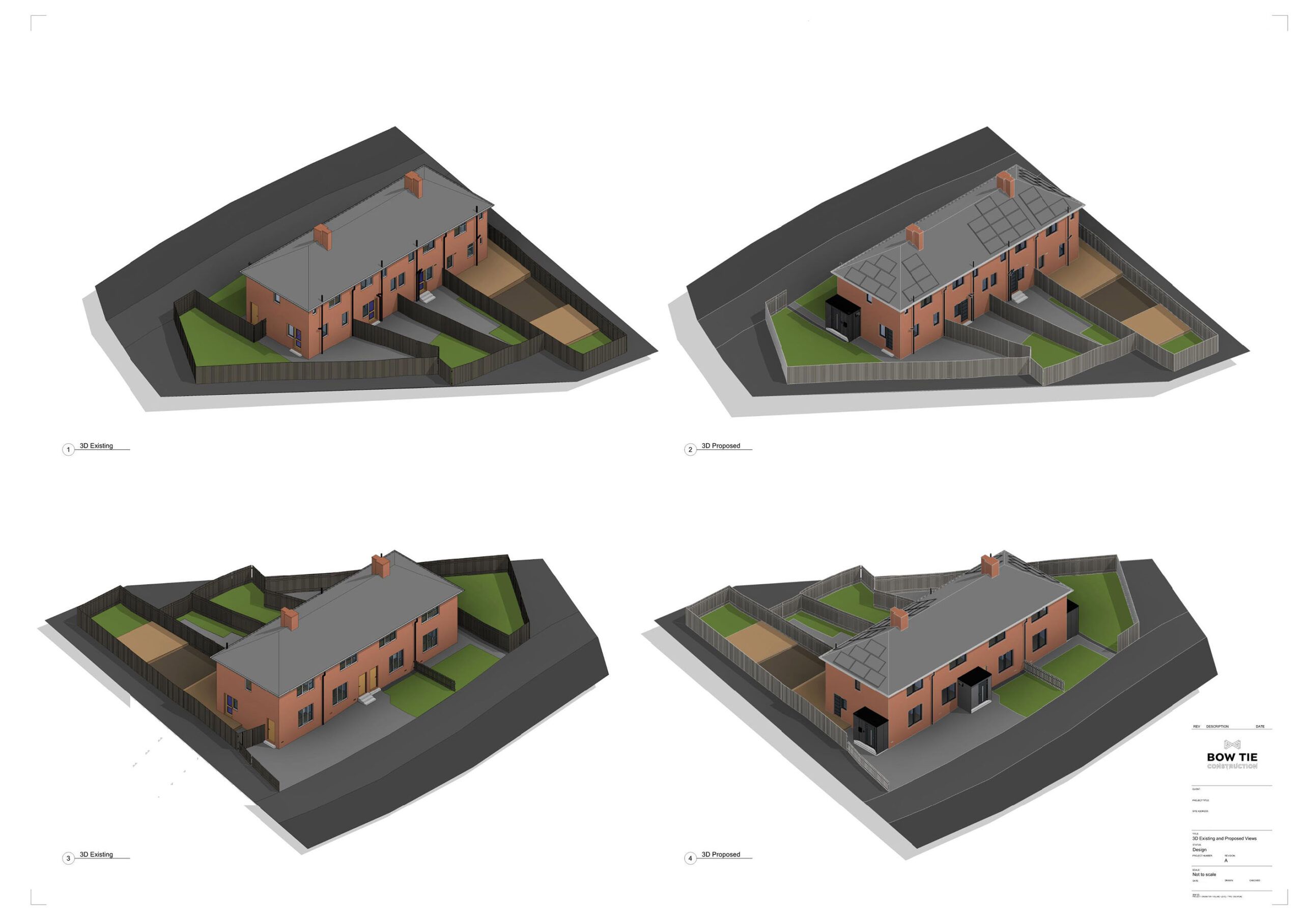 Energiesprong - existing and proposed views